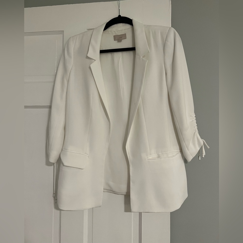 White blazer
